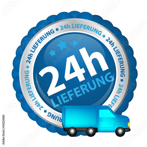 24h Lieferung Button