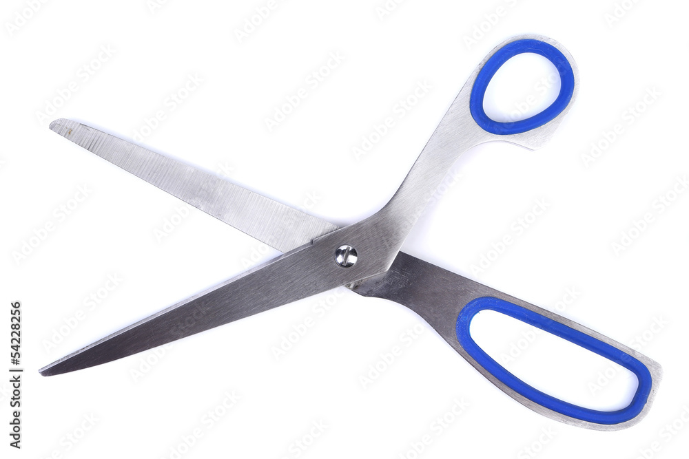 Pair of scissors isolated on a white background Pair of scissors isolated on a white background
