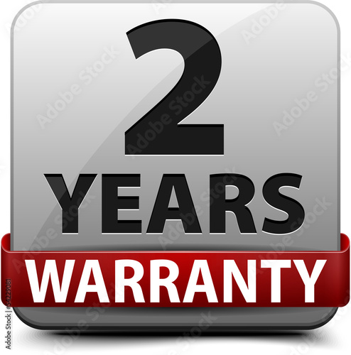 2 years warranty