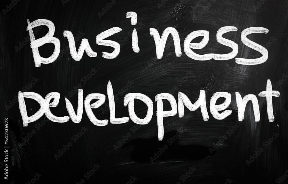 business ideas handwritten with white chalk on a blackboard business ideas handwritten with white chalk on a blackboard