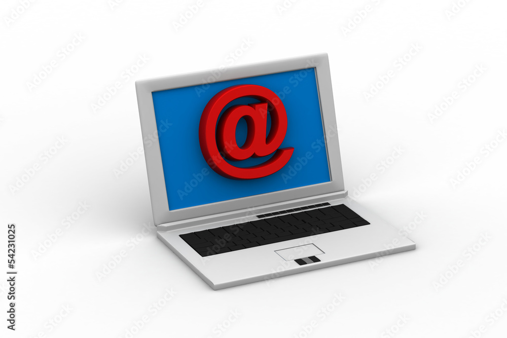 laptop and network sign laptop and network sign