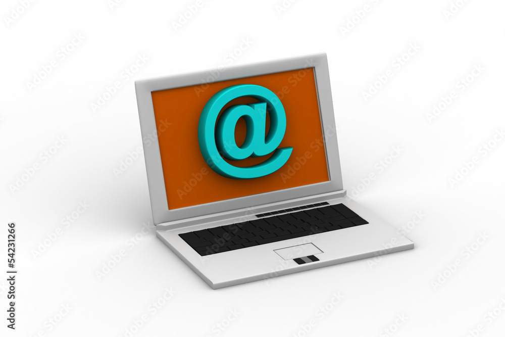 laptop and network sign laptop and network sign