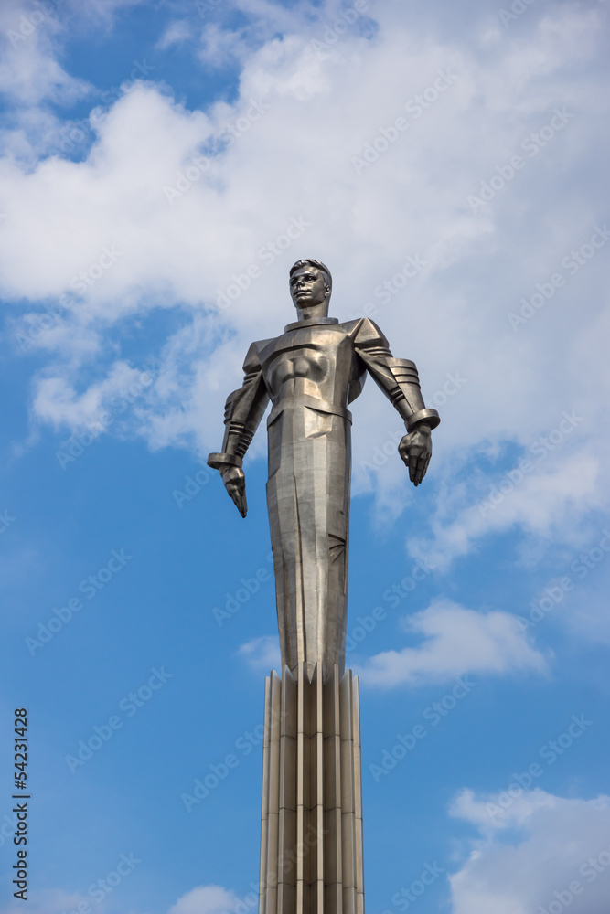 Yuri Gagarin monument in Moscow