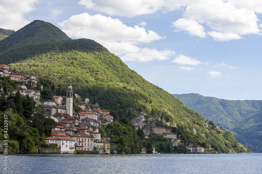 Nesso country of the lake of Como