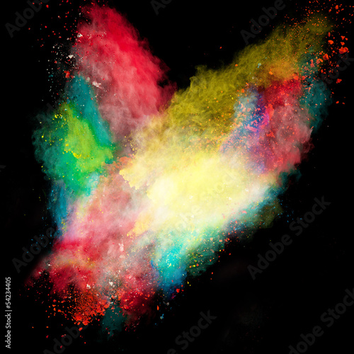 launched colorful powder © Lukas Gojda