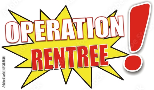 étiquette opération rentrée