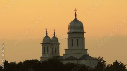 Saon Monastery general view (Dobrogea - Romania) photo