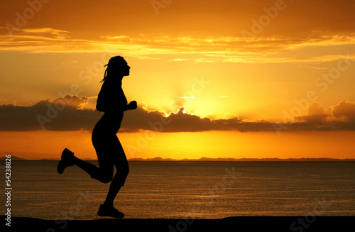 Runner On Beach