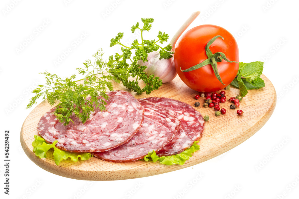 Fresh ripe salami Fresh ripe salami