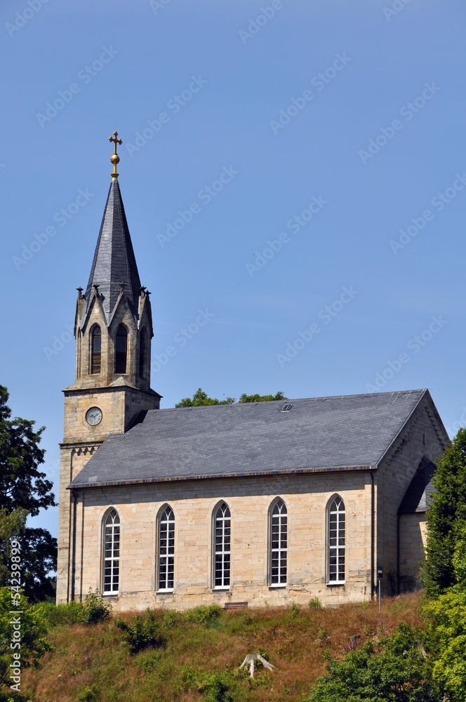 Fototapeta premium Kirche in Scheibe-Alsbach