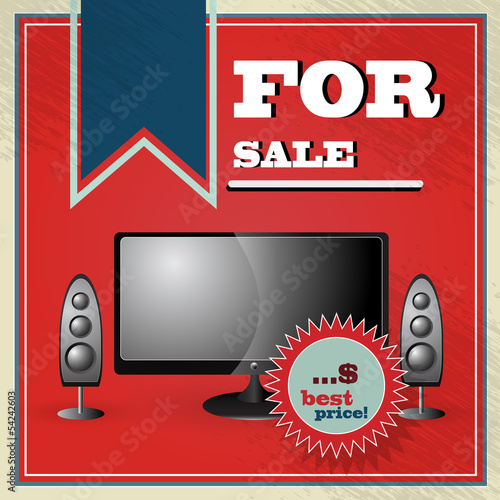 Elegant vintage best price offer for lcd tv with speakers