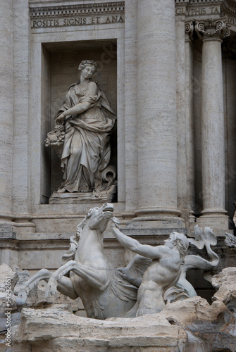 Rome Fountain di Trevi 