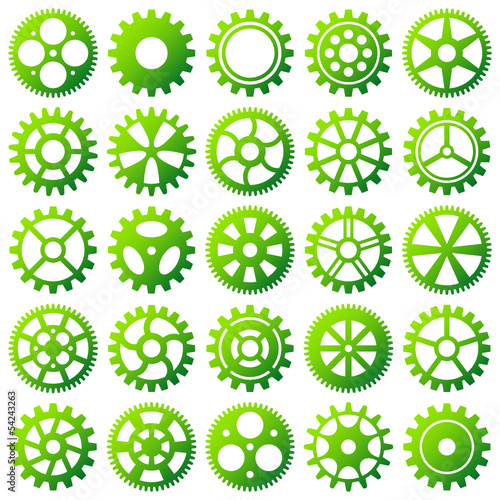 25 Green Gears