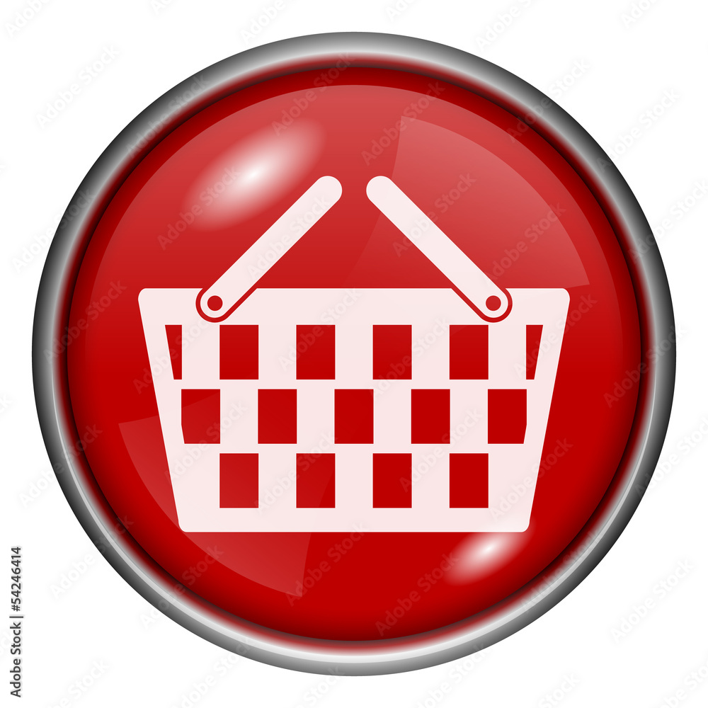 Red round glossy icon Red round glossy icon