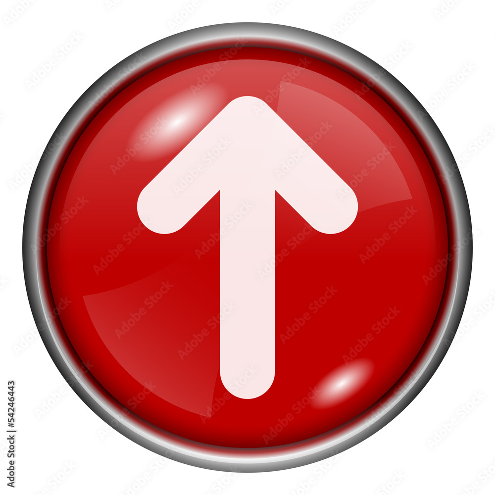 Red round glossy icon Red round glossy icon