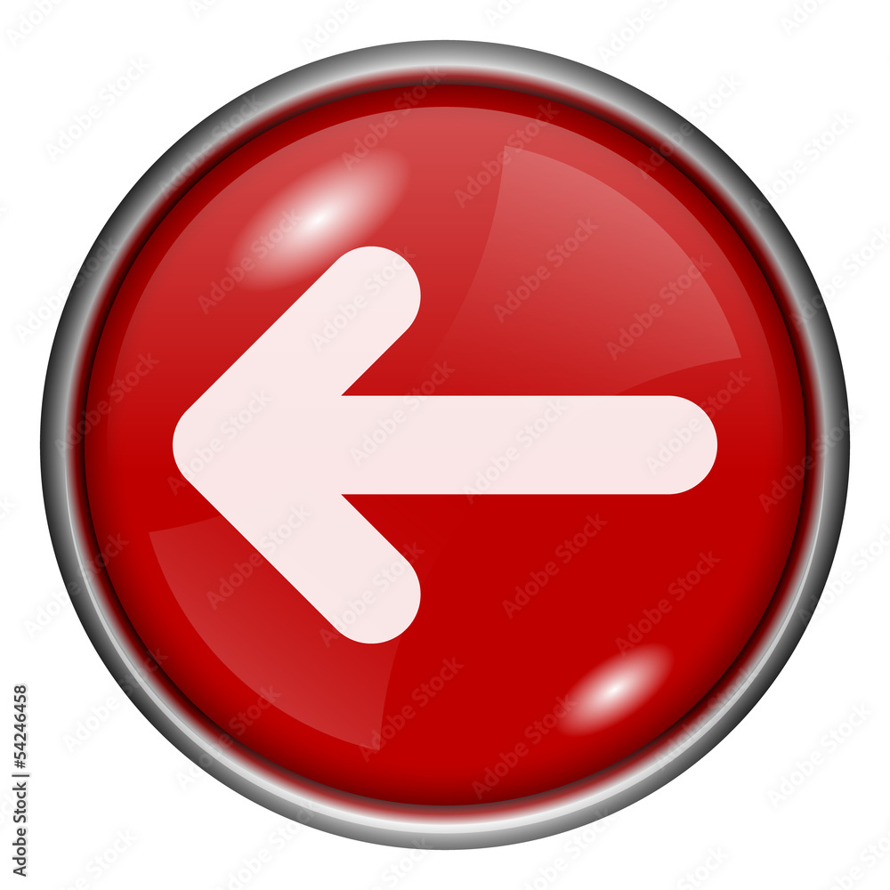 Red round glossy icon Red round glossy icon