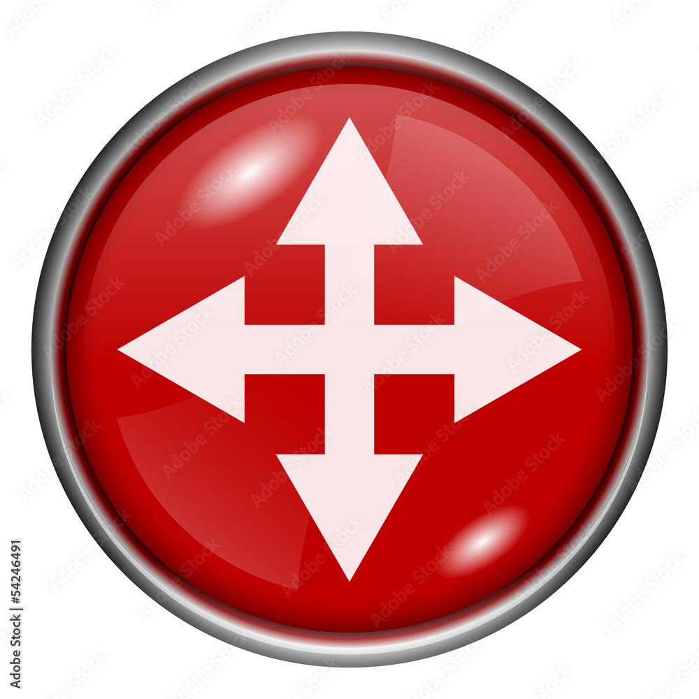 Red round glossy icon Red round glossy icon
