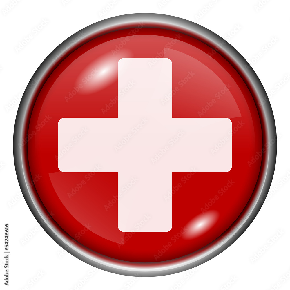Red round glossy icon Red round glossy icon