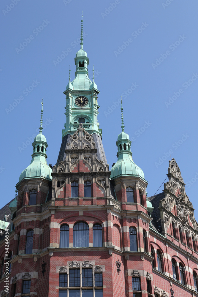 historisches Gebäude in Hamburg, Deutschland