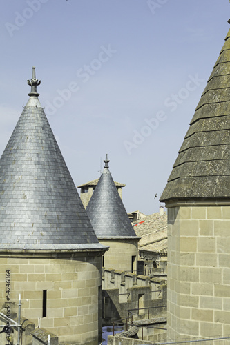 Castle with windows