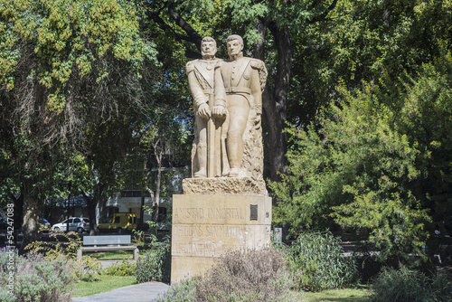 Chile Square in Mendoza  Argentina.