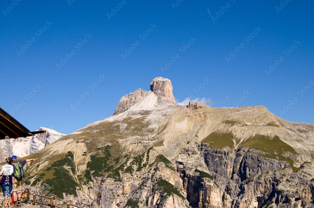 Fototapeta premium Dreischusterspitze - Dolomiten - Alpen