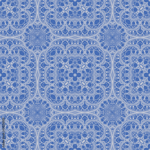 blue leaf pattern