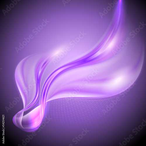 Abstract purple waving background