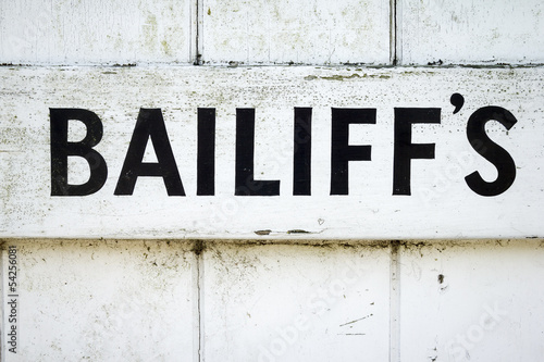 Tableau sur toile Bailiff's