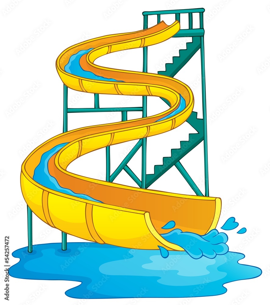 Obraz premium Image with aquapark theme 2