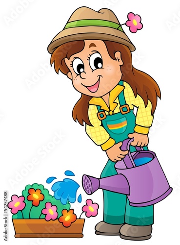Image with gardener theme 1