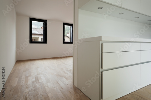 Wallpaper Mural interior new house, modern white kitchen, detail Torontodigital.ca