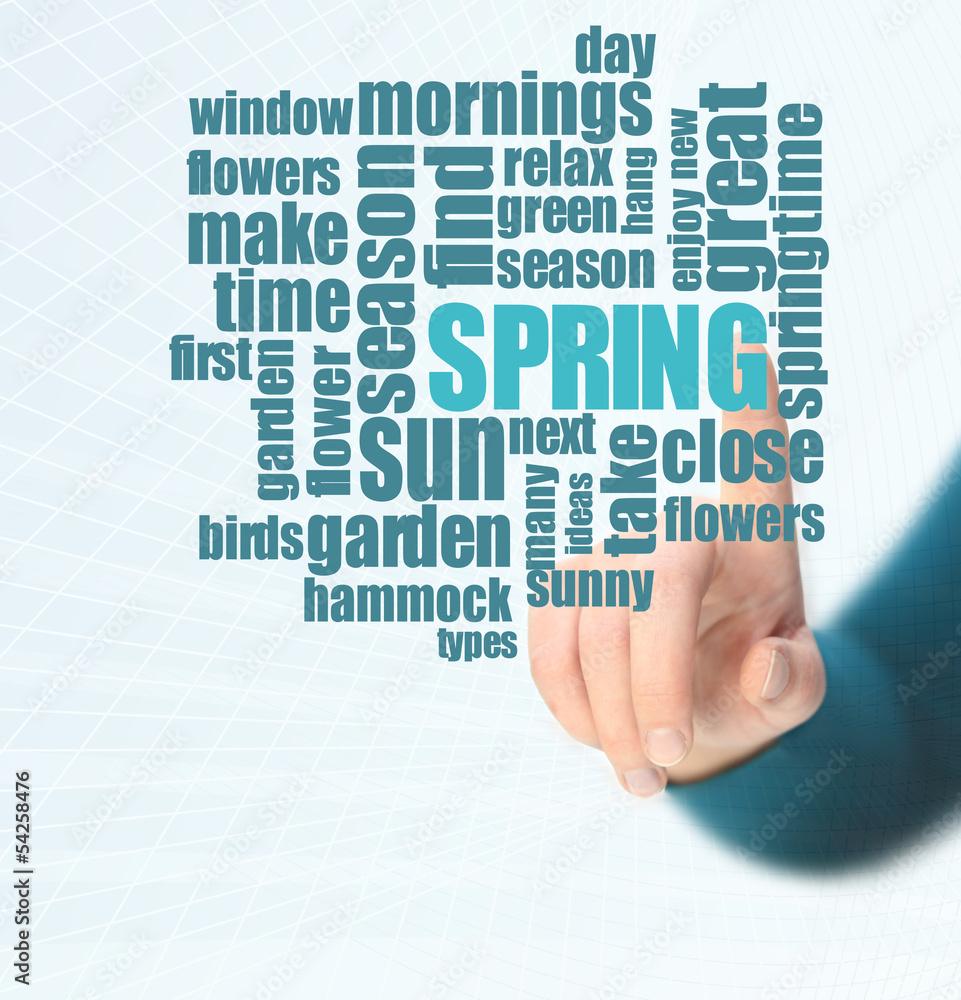 spring word cloud