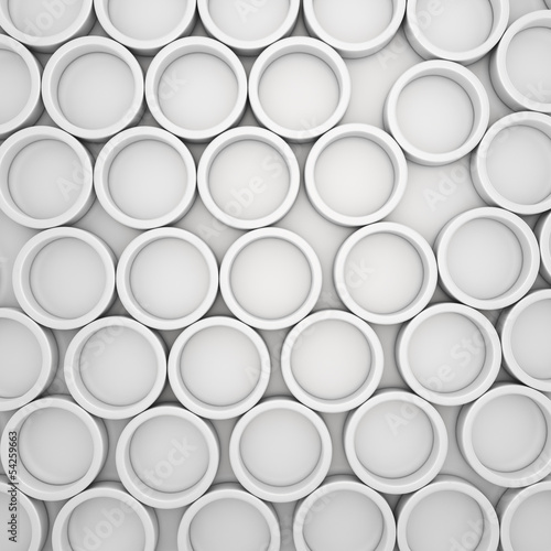 White circles