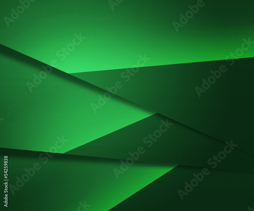 Green Layers Background