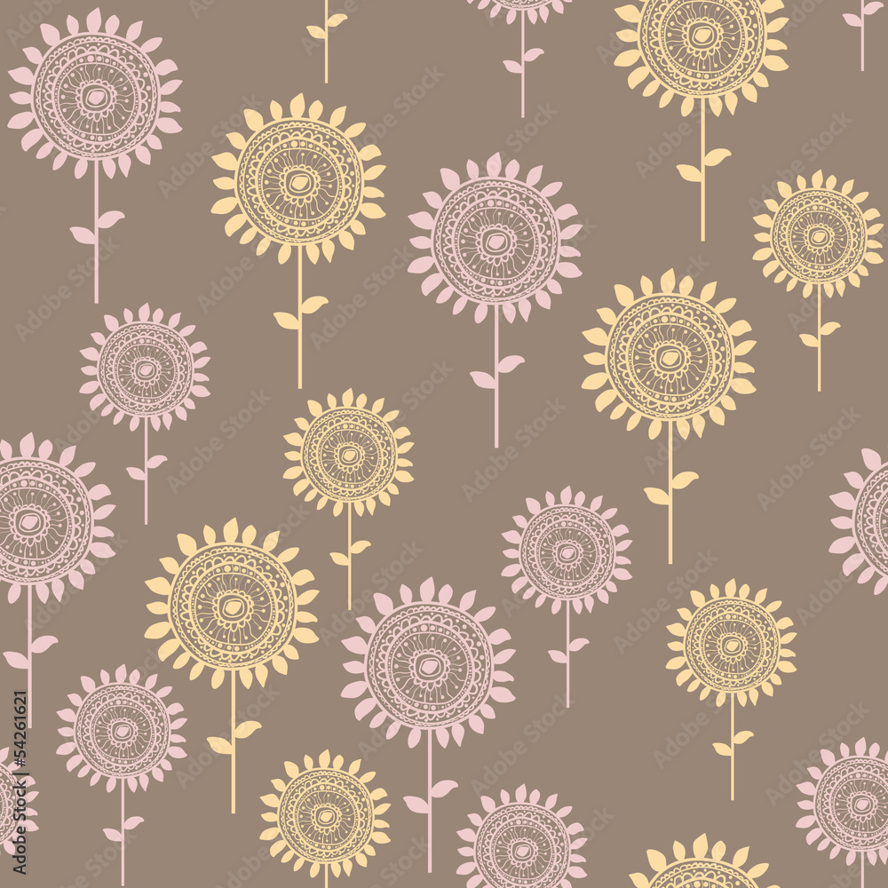 seamless sunflowers seamless sunflowers