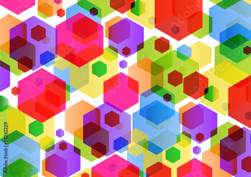 Colorful summer background abstract illustration