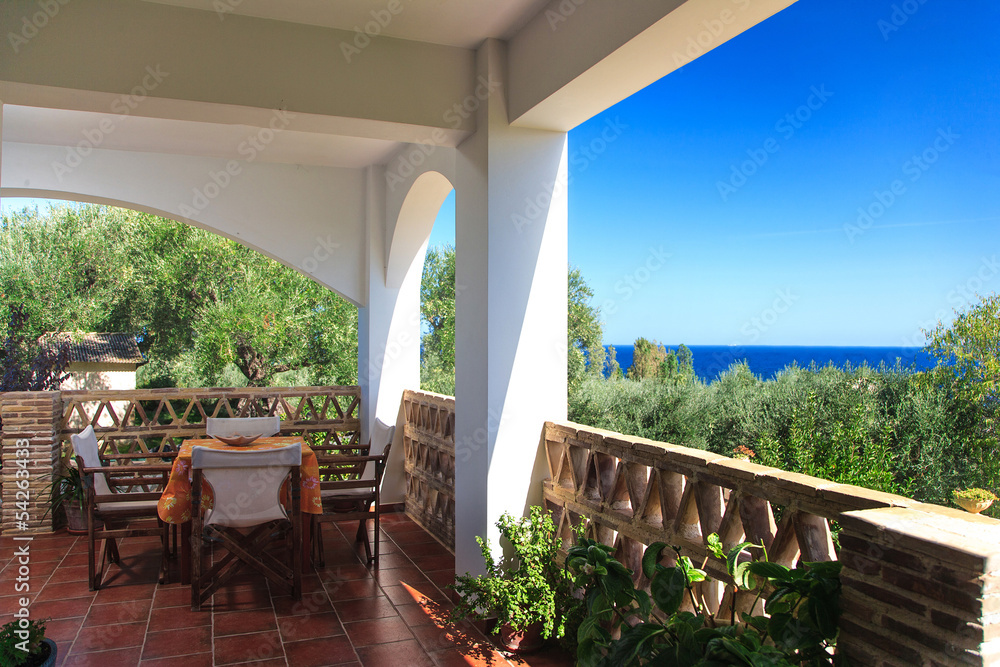 Fototapeta premium Luxurious villa with pool