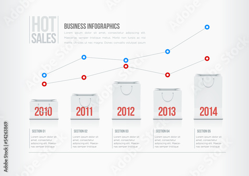 Shopping Bag Infographics