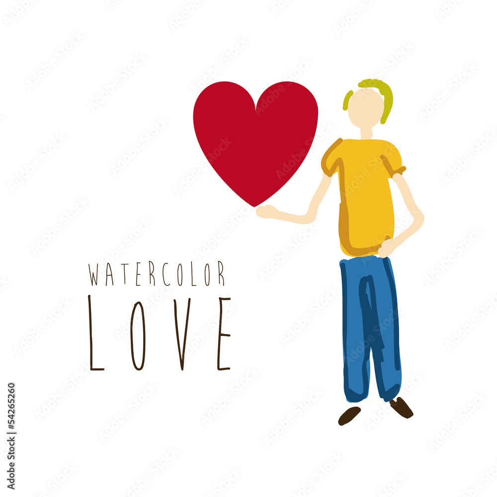 watercolor love watercolor love