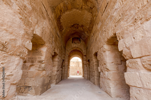 ancient colosseum in El Jem, Tunisia © pavel068