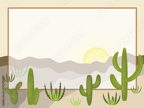 Desert frame