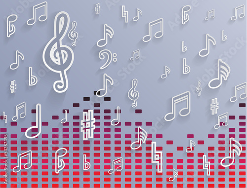 Abstract music background