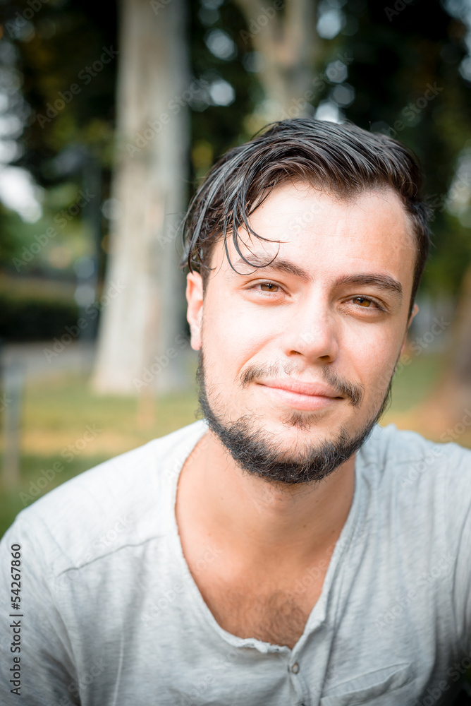 close up portrait of youg stylish man close up portrait of youg stylish man