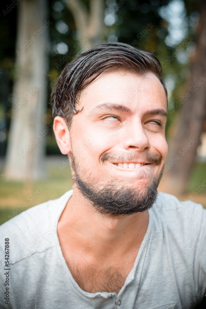 close up portrait of youg stylish man close up portrait of youg stylish man