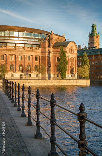 Parliament building in Stoc...