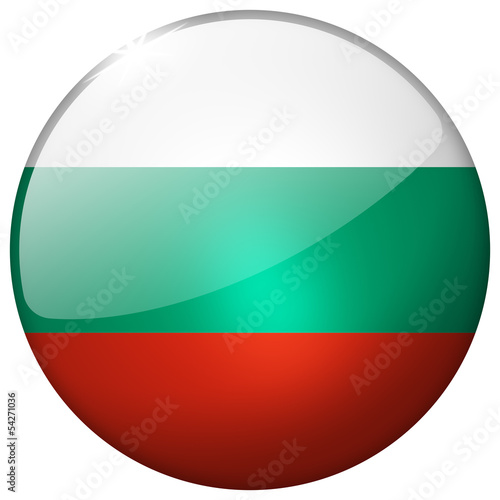 Free Download Bulgaria Round Glass realistic isolated flag - GFXLoad