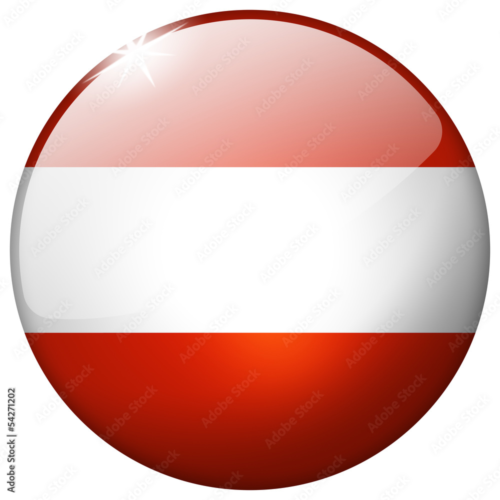 Austria Round Glass Button Austria Round Glass Button