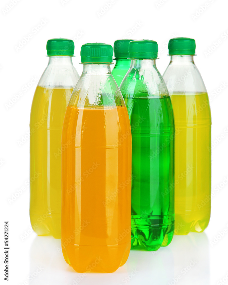 Assortment of bottles with tasty drinks, isolated on white Assortment of bottles with tasty drinks, isolated on white