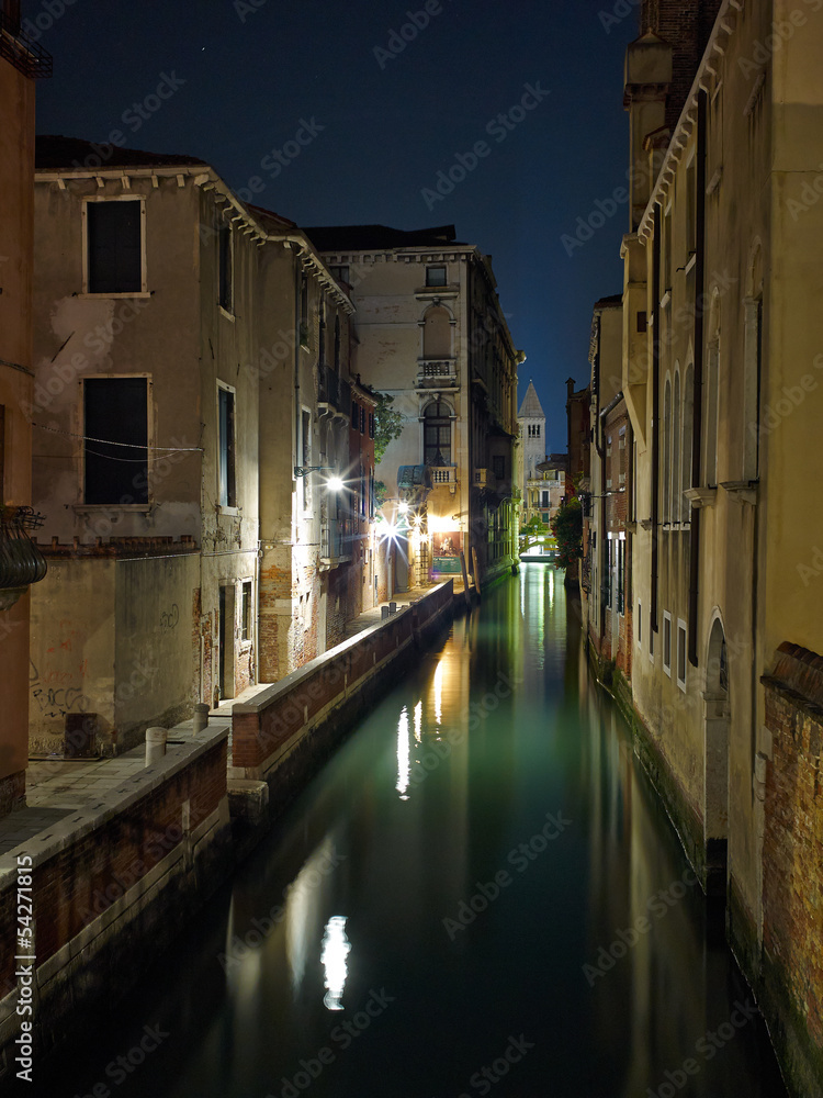 The Light of Venice Long exposure By Night.
